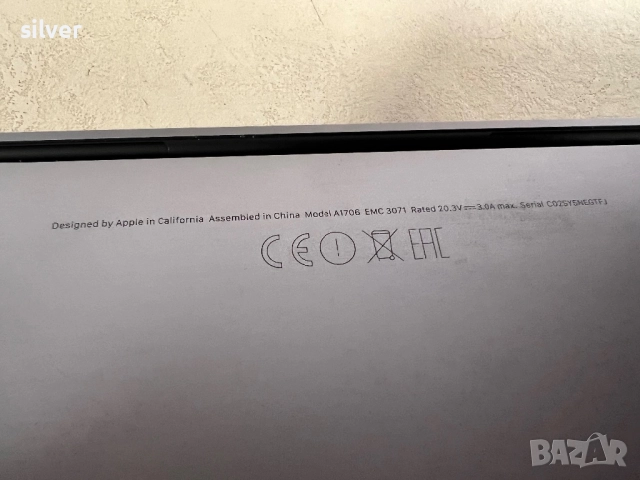 Apple Macbook Pro 13" 2016 Ram 8Gb 256 ssd, снимка 11 - Лаптопи за работа - 51483753