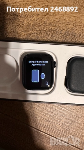 Apple Watch Nike 7, GPS, Midnight aluminium 41mm Limited edition, снимка 6 - Смарт гривни - 52934030