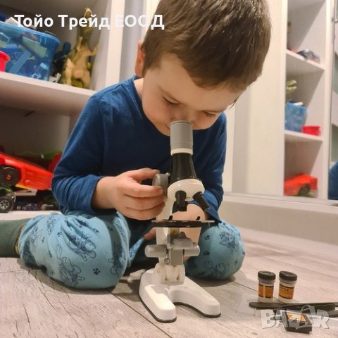 УЧЕБЕН МИКРОСКОП 1200x + АКСЕСОАРИ, снимка 11 - Образователни игри - 42830979