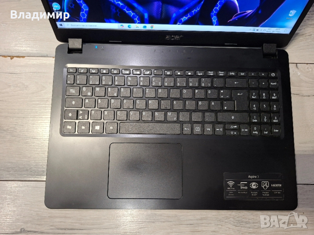 Acer Aspire A315-56-i3 1005G1/8гб/256гб м.2, снимка 5 - Лаптопи за дома - 53199576
