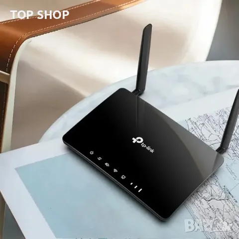 TP-Link Archer MR550 рутер 4G+ Cat6 300Mbps, Wi-Fi AC1200 Dual Band, със SIM, MicroSIM, Gigabit LAN, снимка 3 - Рутери - 48793300