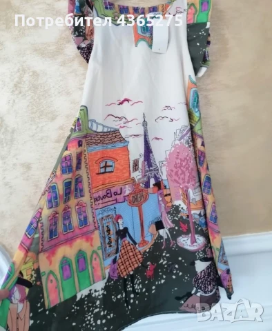 нови модели прекрасни рокли с уникални принтове, снимка 3 - Рокли - 50907223