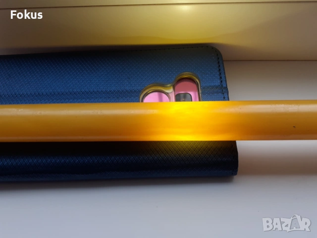 Пръчка каталин бакелит жълта с дамари броеница, снимка 2 - Антикварни и старинни предмети - 53950937