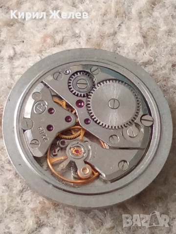 Механизъм с циферблат от стар ръчен часовник 52075, снимка 8 - Мъжки - 52264372