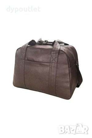 Firetrap - Мъжка чанта Quilted Holdall, цвят  тъмнокафяв, размери - 47x25x26.        , снимка 4 - Чанти - 39350310