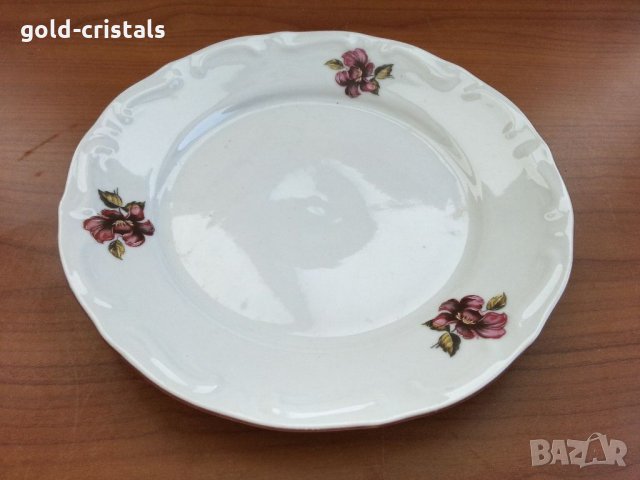 Стар български порцелан чинии дълбоки, снимка 7 - Антикварни и старинни предмети - 34262235