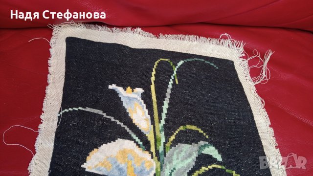 Гоблен Калии във ваза, снимка 2 - Гоблени - 44478555