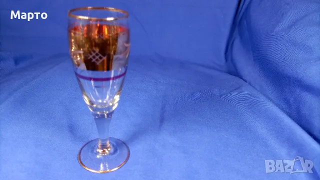Невероятно красив ретро комплект чаши за концентрат, ракия, снимка 8 - Антикварни и старинни предмети - 50167865