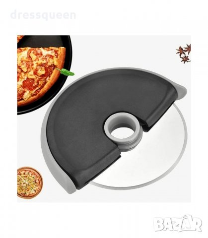 2994 Нож за пица - Диск с удобна дръжка и предпазител, снимка 3 - Прибори за хранене, готвене и сервиране - 34257845