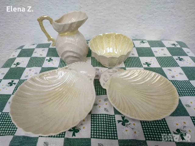 Belleek - разкошни съдове вдъхновени от морето и мидите