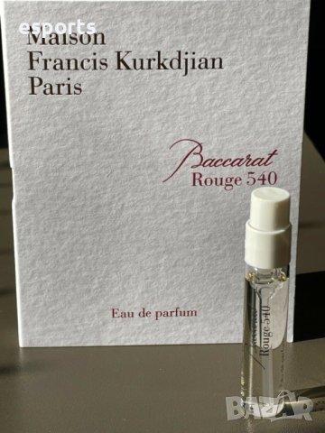 Парфюмни мостри от MFK Maison Francis Kurkdjian Baccarat Rouge 540 Oud Satin Mood отливки, снимка 9 - Унисекс парфюми - 32679686