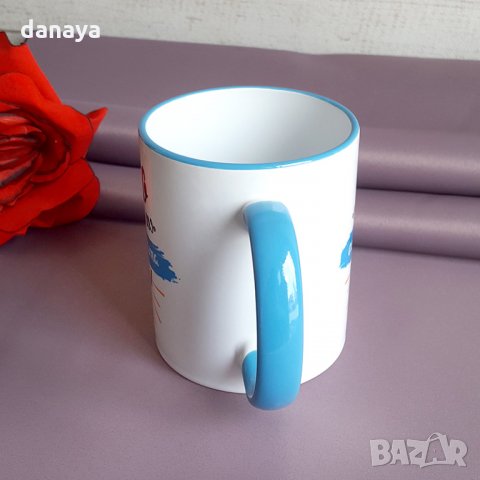 1999 Керамична чаша с надпис БАБО ти си най-добрата на света, снимка 4 - Чаши - 31873244