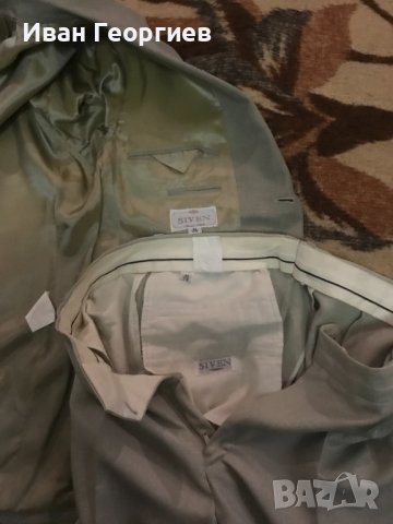 Продавам  костюм - сако и панталон размер 52/176, снимка 3 - Костюми - 40312707