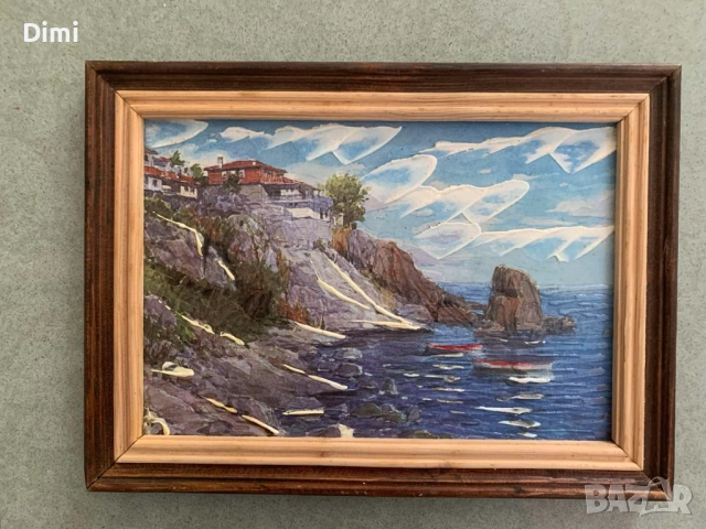 ПЕТЪР ЖЕЛЯЗКОВ масло/пейзаж, снимка 2 - Картини - 52802203