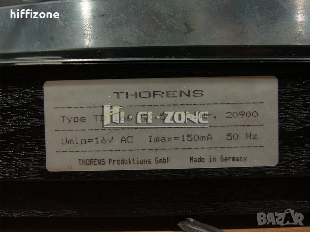 ГРАМОФОН    Thorens td-166 mk v , снимка 12 - Грамофони - 35133544