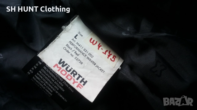 WURTH MODYF Performance Winter Jacket Waterproof размер L работно яке водонепромокаемо W4-175, снимка 14 - Якета - 52037666