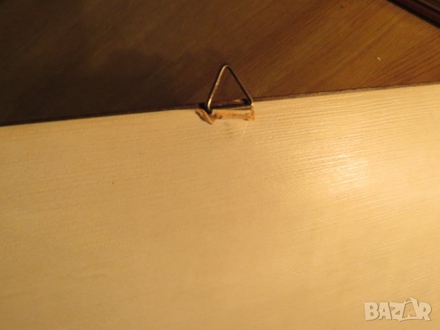 Голяма стара златна картина - две стари  лодки с рисувано златно фолио с маркировка морски, снимка 5 - Картини - 40855142