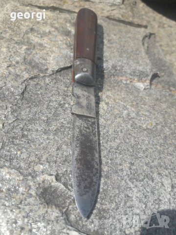Стар сгъваем нож , снимка 4 - Антикварни и старинни предмети - 29843102