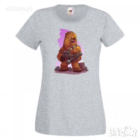 Дамска тениска Star Wars Chewbacca Star Wars Игра,Изненада,Подарък,Геймър,, снимка 6 - Тениски - 36788788