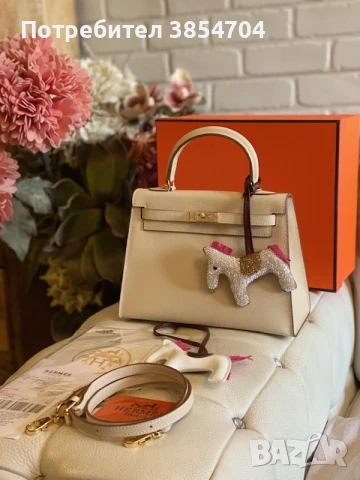 чанта Ермес Mini Kelly 28см*Кели*HERMES KELLY, снимка 9 - Чанти - 43483309
