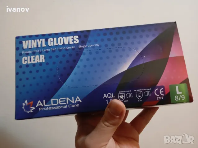 Ръкавици 100 броя размер Л, снимка 1