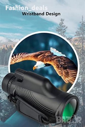 Нов Водоустойчив Монокулярен телескоп 10X42 за наблюдение и туризъм, снимка 4 - Екипировка - 42108509