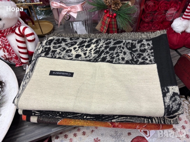 Дамски шалове от Кашмир, снимка 11 - Шалове - 52324452