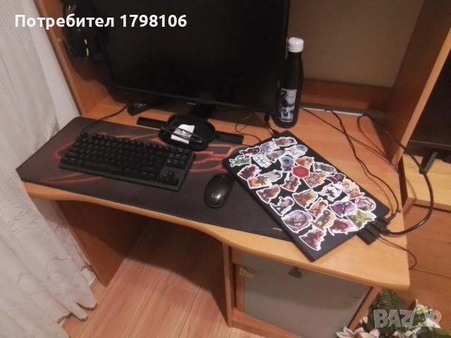 Продавам бюро с надстройка и ракла, снимка 5 - Бюра - 53167803