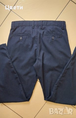 Тъмносин мъжки панталон, снимка 5 - Панталони - 42033332