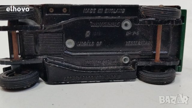 Метално камионче Matchbox Talbot Wan 1927, снимка 5 - Други ценни предмети - 30024339