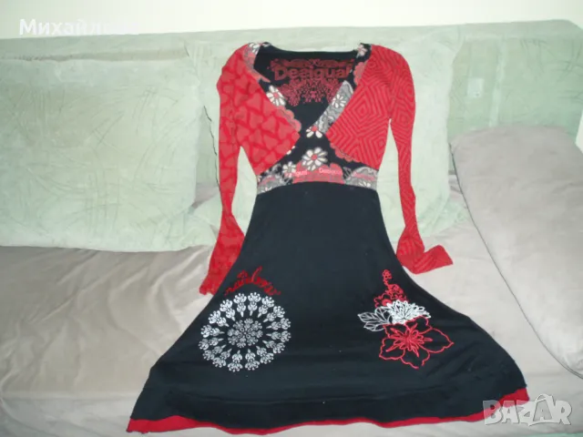 Красива рокля DesigualПамучна материя., снимка 3 - Рокли - 49711012