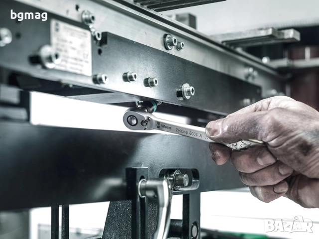 WERA Zyklop 8004 A тресчотка 1/4", 72 зъба,изцяло метална, снимка 3 - Гедорета - 51897457