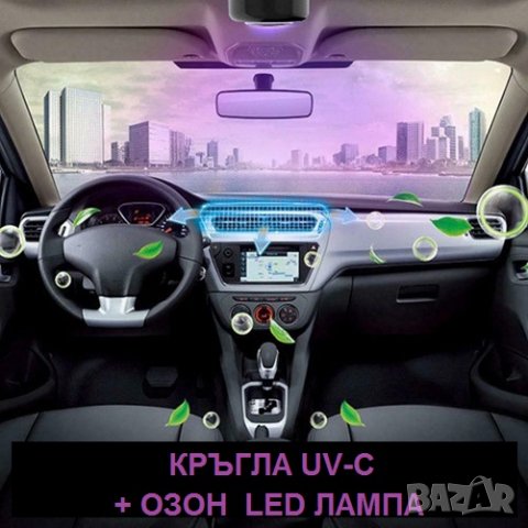Кръгла UV-C + ОЗОН LED лампа - със 70% Намаление , снимка 7 - Друга електроника - 29922464
