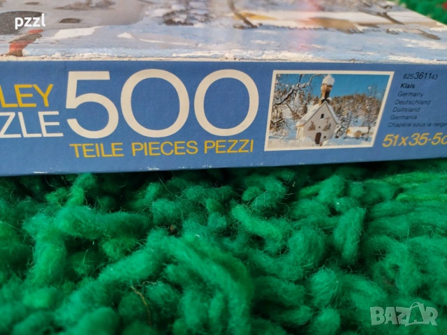 Пъзел "Chappel in Germany” MB 1981г. 500 части, снимка 4 - Пъзели - 53875575