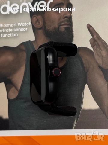 Спортен часовник - черен , снимка 4 - Смарт часовници - 54277180