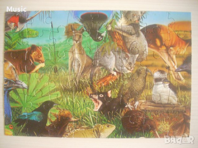 Висококачествен пъзел с животни