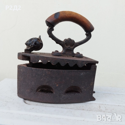 стара ютия на жар 2 , снимка 3 - Антикварни и старинни предмети - 51635009