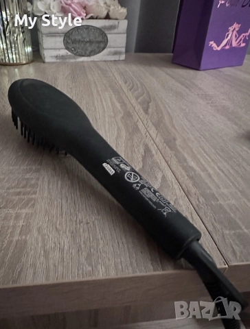 Четка за изправяне на коса SilverCrest с регулиране на температурата, снимка 3 - Други - 52197384