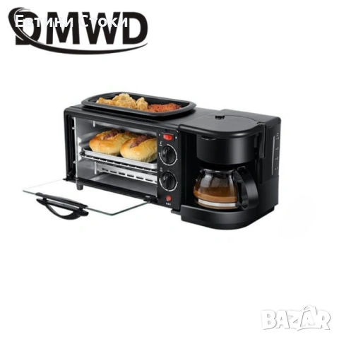 ПРОМОЦИЯ!!! Многофункционална печка тостер фурна  и кафемашина 3в1, снимка 13 - Печки, фурни - 53908647