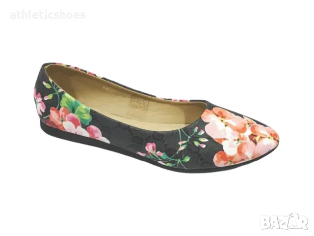 Дамски обувки тип пантофка с цветя/промоция, снимка 3 - Сандали - 17712654