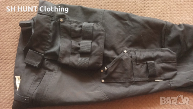 L.Brador Stretch Work Shorts размер 4-5XL еластични къси работни панталони под коляното W4-373, снимка 8 - Панталони - 52075568