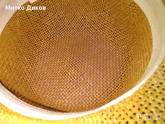 Женска сламена с панделка панама модерна шапка нова №58, снимка 8 - Шапки - 44808488