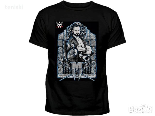  Тениска WWE кеч Drew McIntyre 8 модела мъжки и детски , снимка 2 - Тениски - 28667120