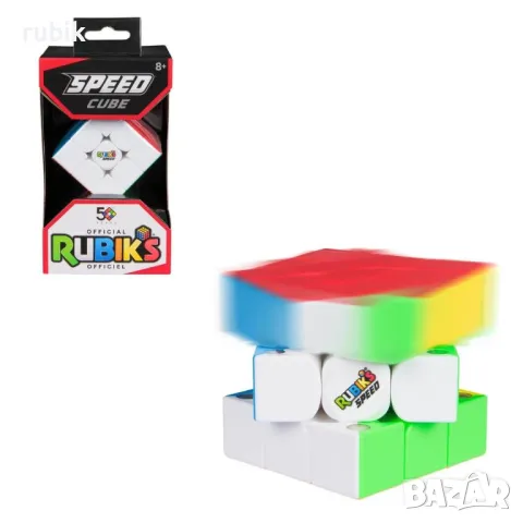 Оригинален куб на Рубик за скоростно нареждане Rubik's Magnetic Speed Cube 3x3x3 55мм - Stickerless, снимка 6 - Игри и пъзели - 48117413