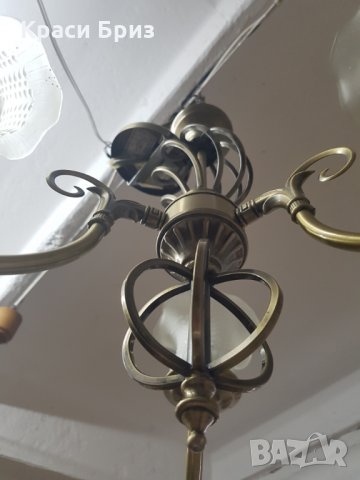 Абажур от месинг, снимка 6 - Полилеи - 31382568