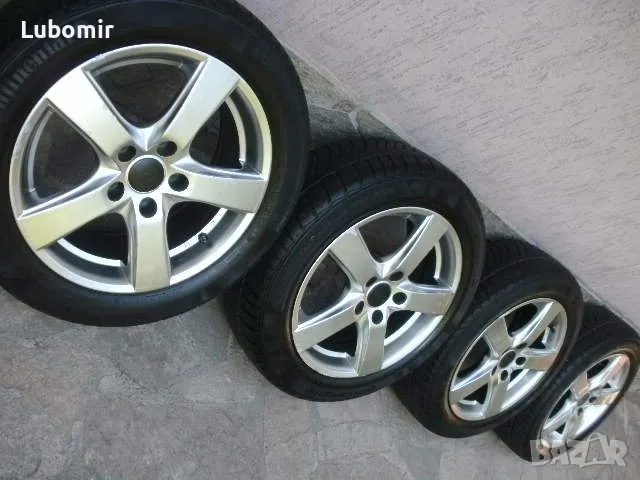 16 цола 5 х 112 мм 4 бр лети джанти - Vw,Audi,Seat,Skoda със зимни гуми ! , снимка 4 - Гуми и джанти - 56011728