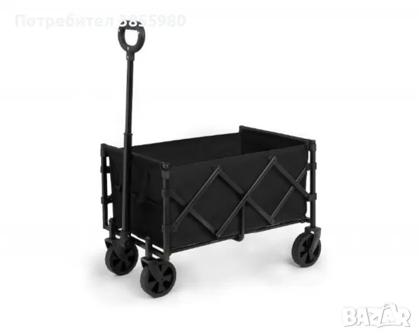 Многофункционална сгъваема количка 2 в 1 с масичка за къмпинг и пикник TV136, снимка 2 - Къмпинг мебели - 48536386