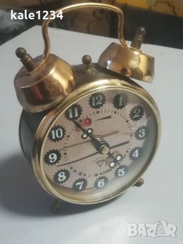 Будилник. Механичен часовник. Vintage watch. SHANGHAI. CINA. Китайски. , снимка 11 - Други - 35426600