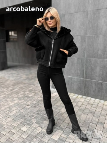 Дамско двустранно яке EADIRA, 2цвята , снимка 15 - Якета - 52012939