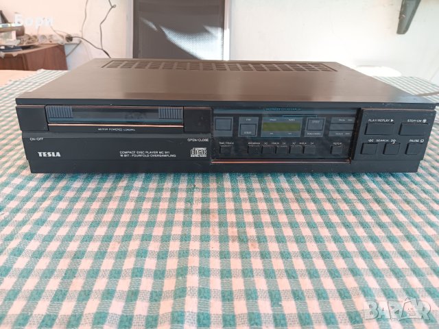 TESLA MC 911 TDA1541 CD Player, снимка 1 - Плейъри, домашно кино, прожектори - 42678641